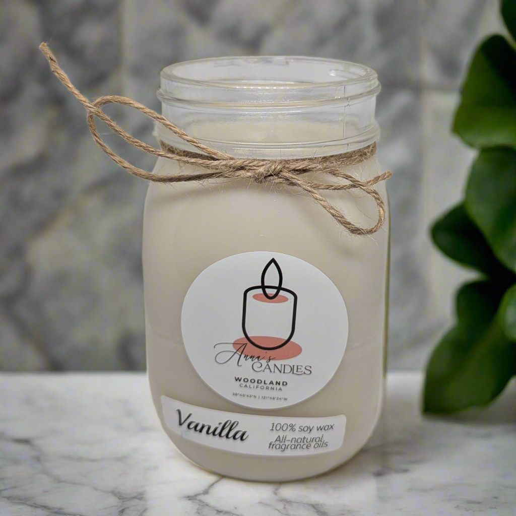 Vanilla Soy Candle - Anna's Candles