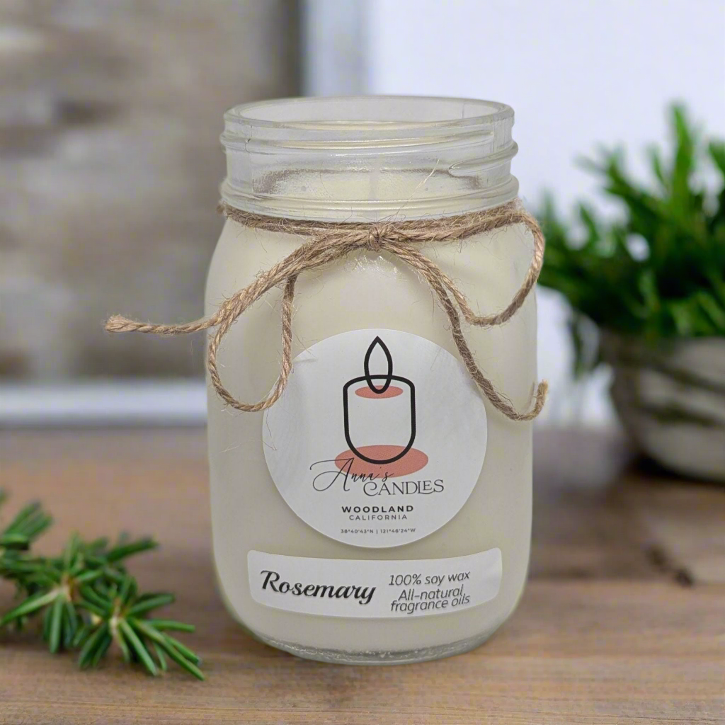 Rosemary Soy Candle - Anna's Candles