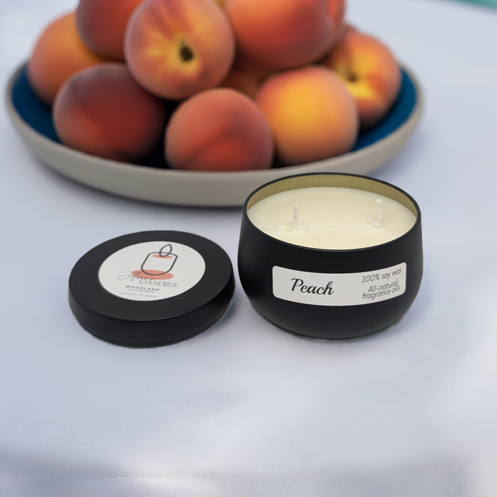 Peach Soy Candle - Anna's Candles