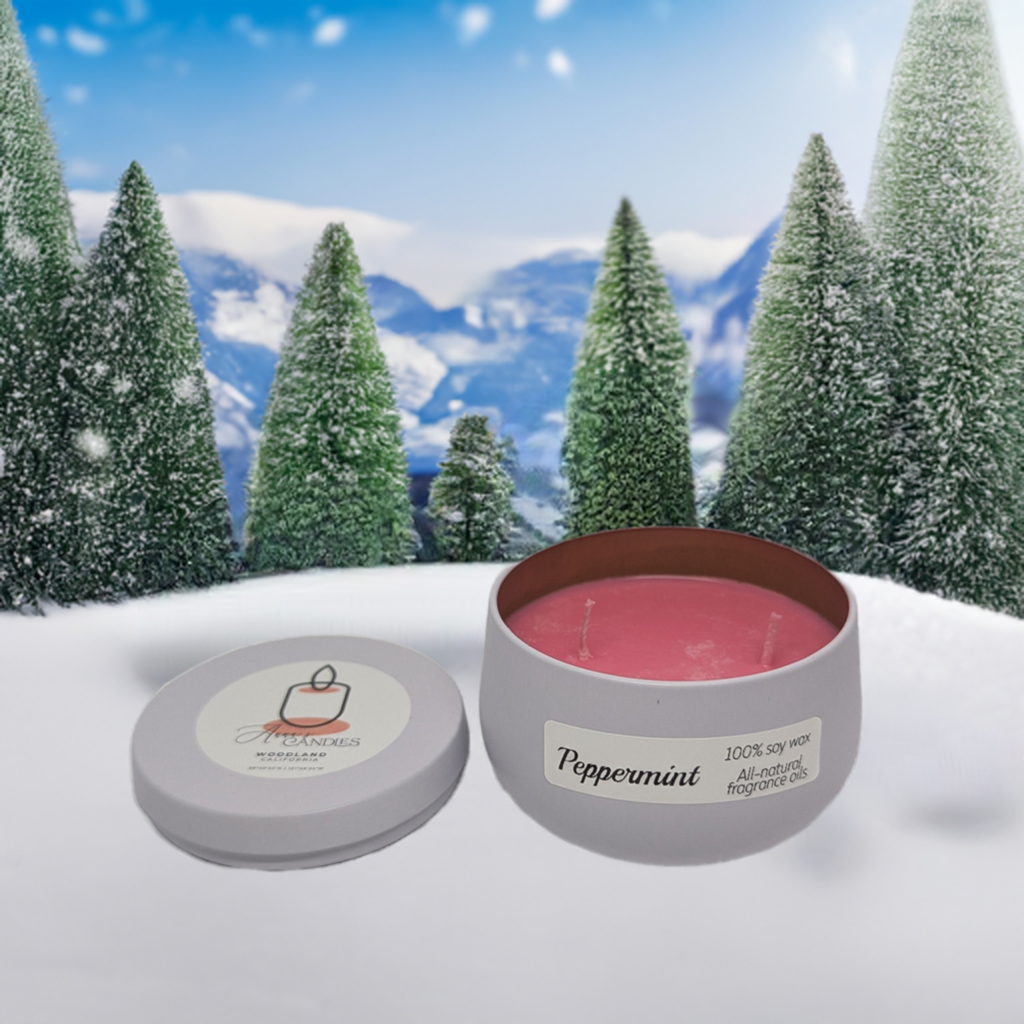 Peppermint Soy Candle - Anna's Candles