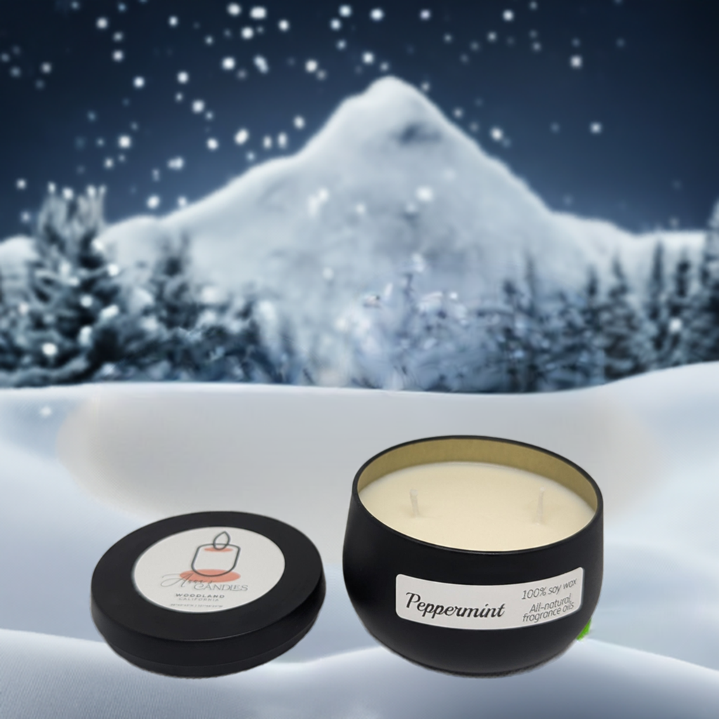 Peppermint Soy Candle - Anna's Candles