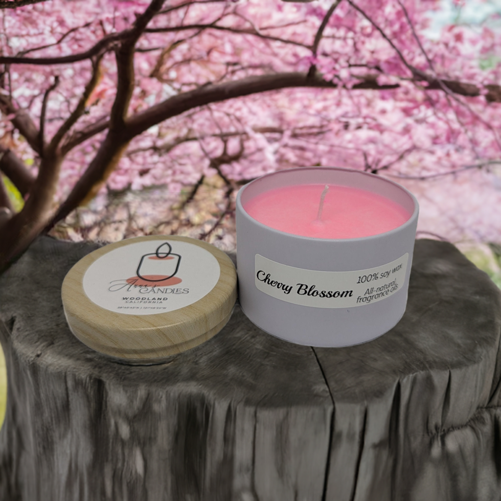 Cherry Blossom Soy Candle - Anna's Candles
