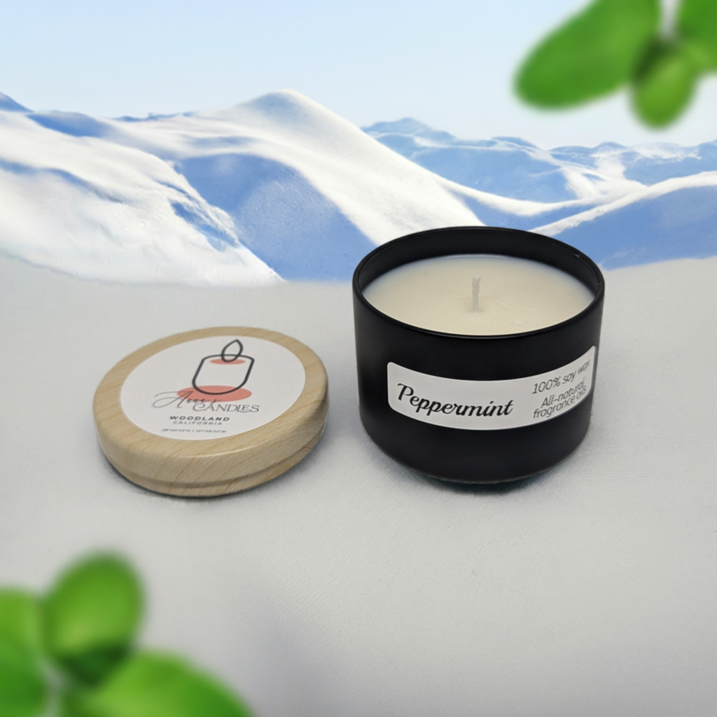 Peppermint Soy Candle - Anna's Candles