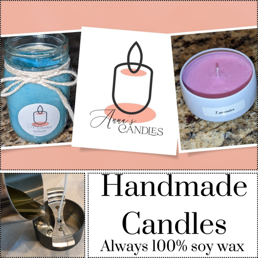 Unscented soy candle