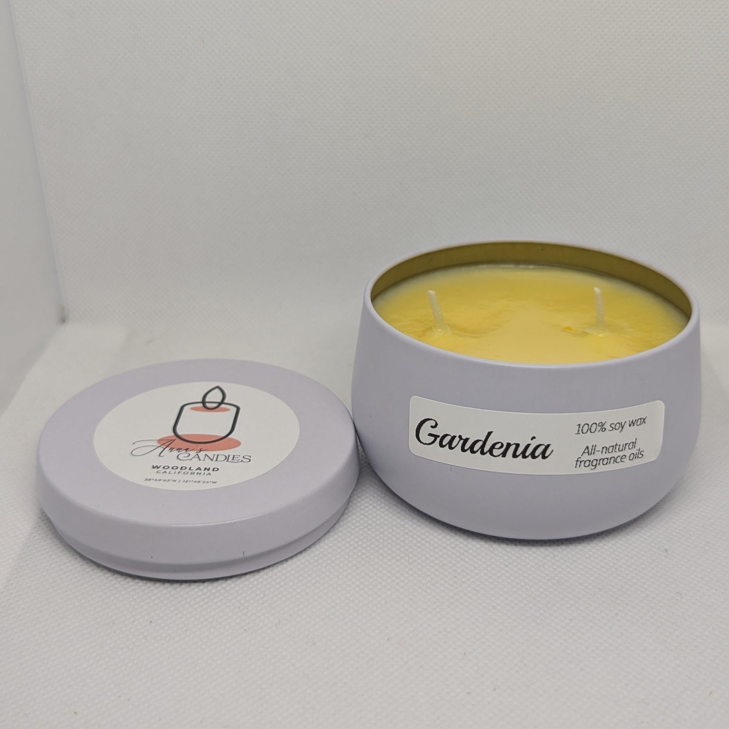 Gardenia Soy Candle - Anna's Candles