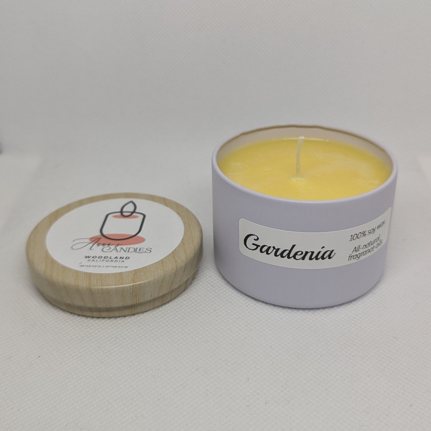 Gardenia Soy Candle - Anna's Candles