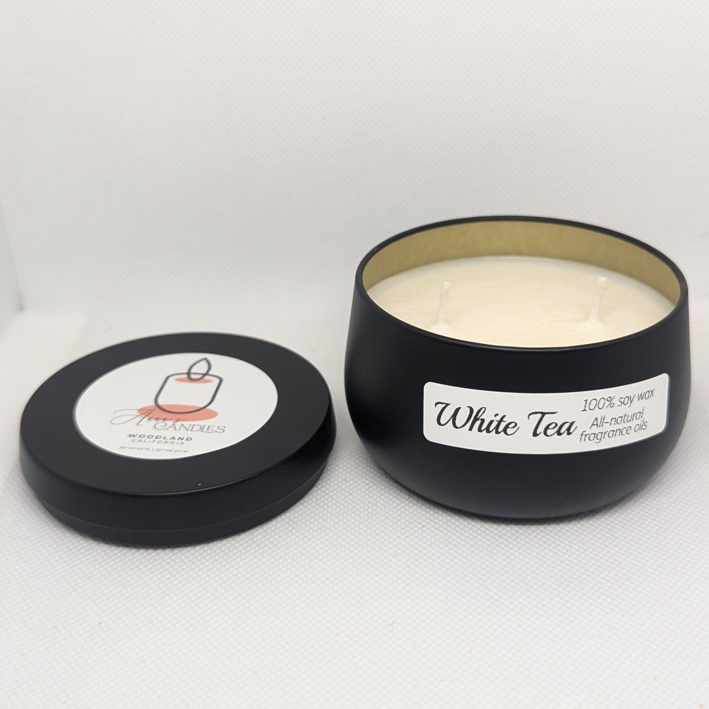 White Tea Soy Candle - Anna's Candles