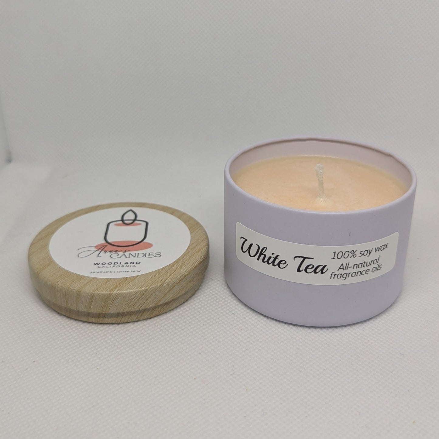 White Tea Soy Candle - Anna's Candles