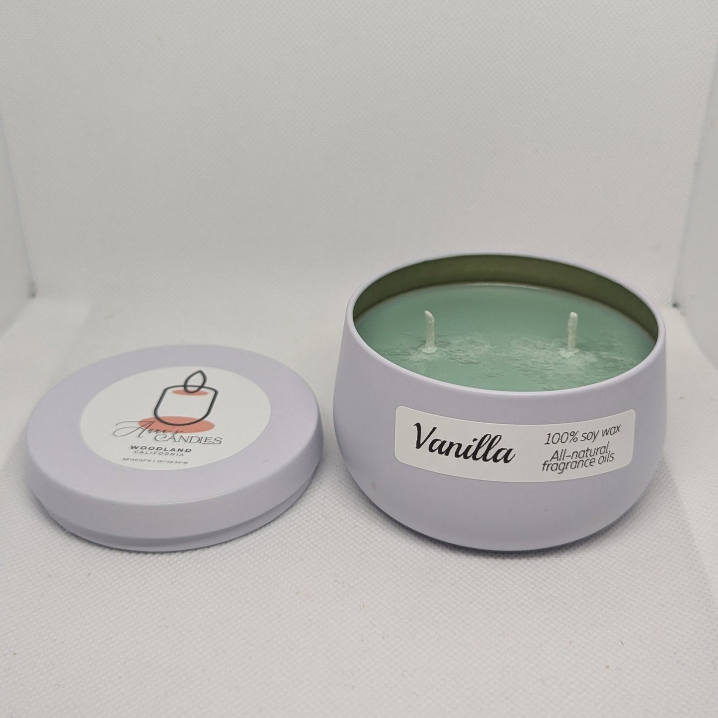 Vanilla Soy Candle - Anna's Candles