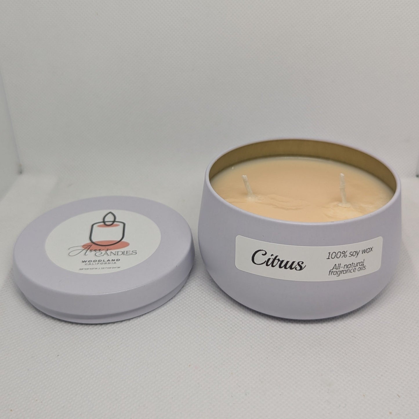 Citrus Soy Candle - Anna's Candles