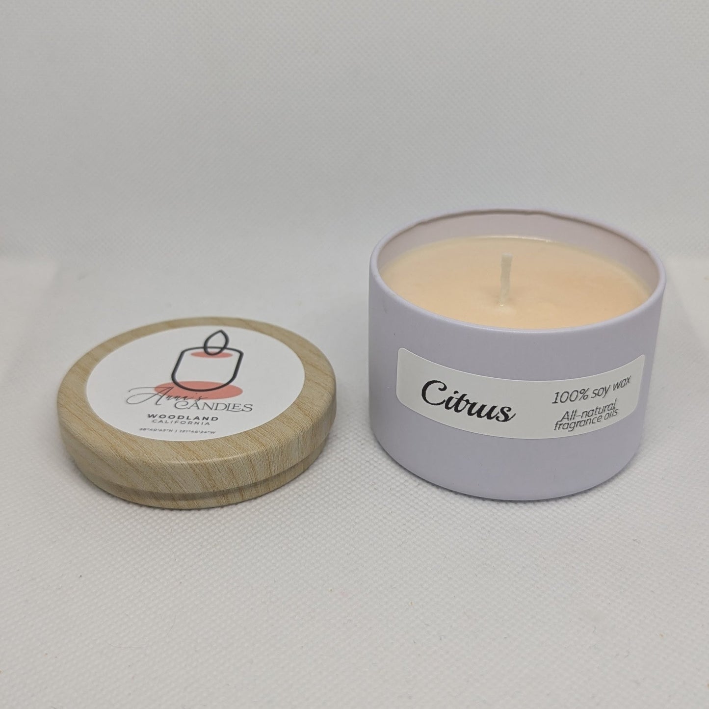 Citrus Soy Candle - Anna's Candles