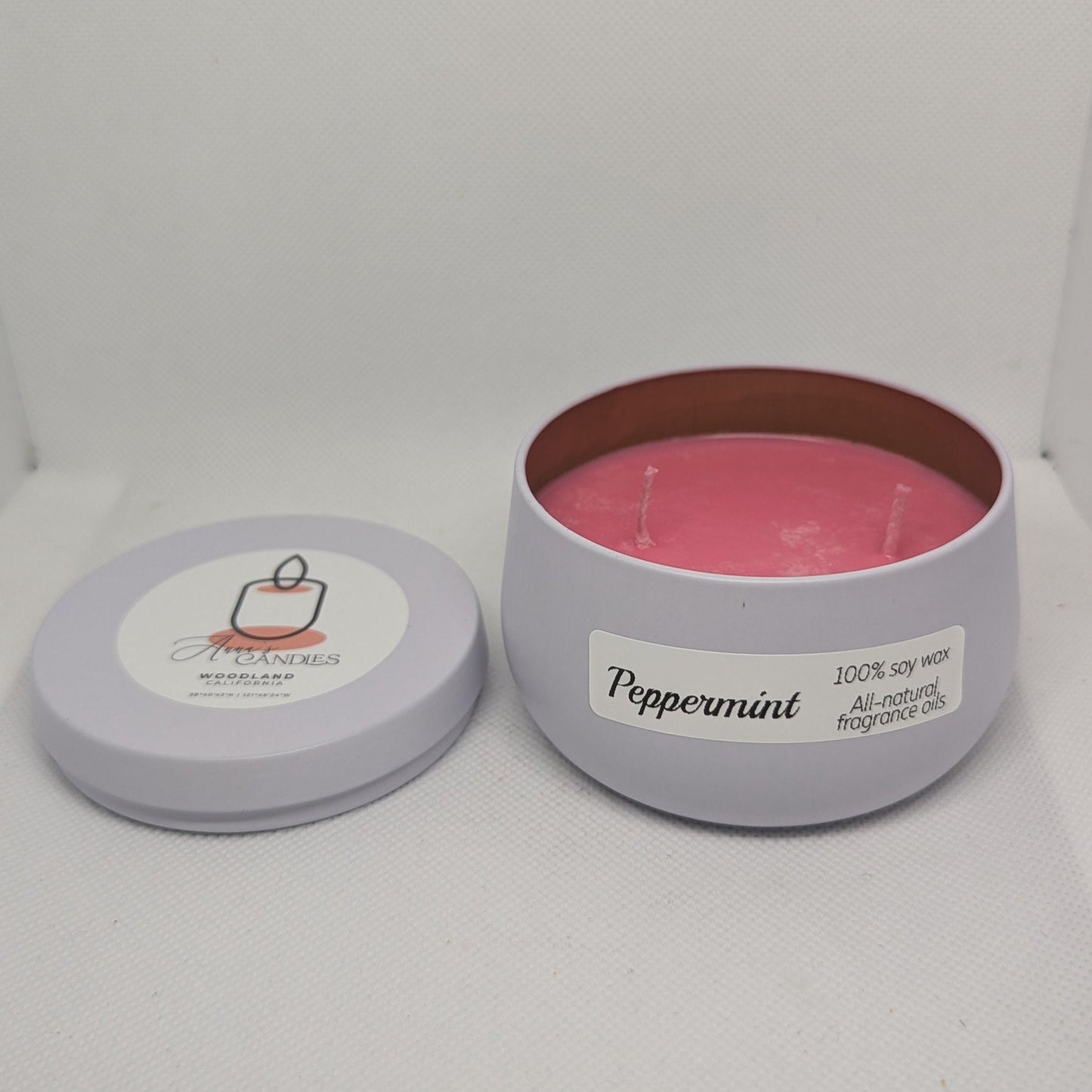 Peppermint Soy Candle - Anna's Candles