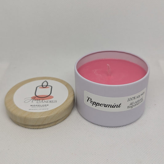 Peppermint Soy Candle - Anna's Candles