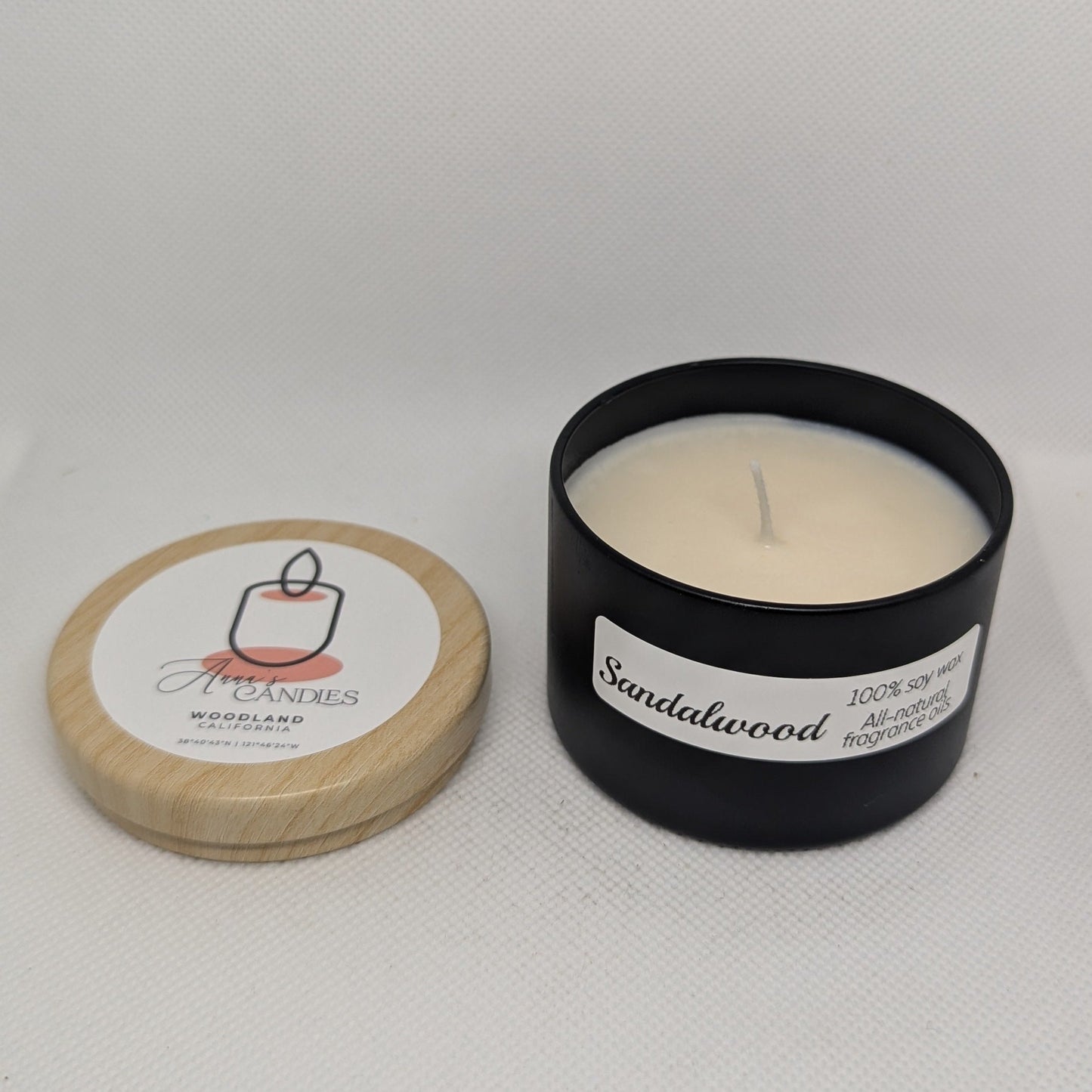 Sandalwood Soy Candle - Anna's Candles