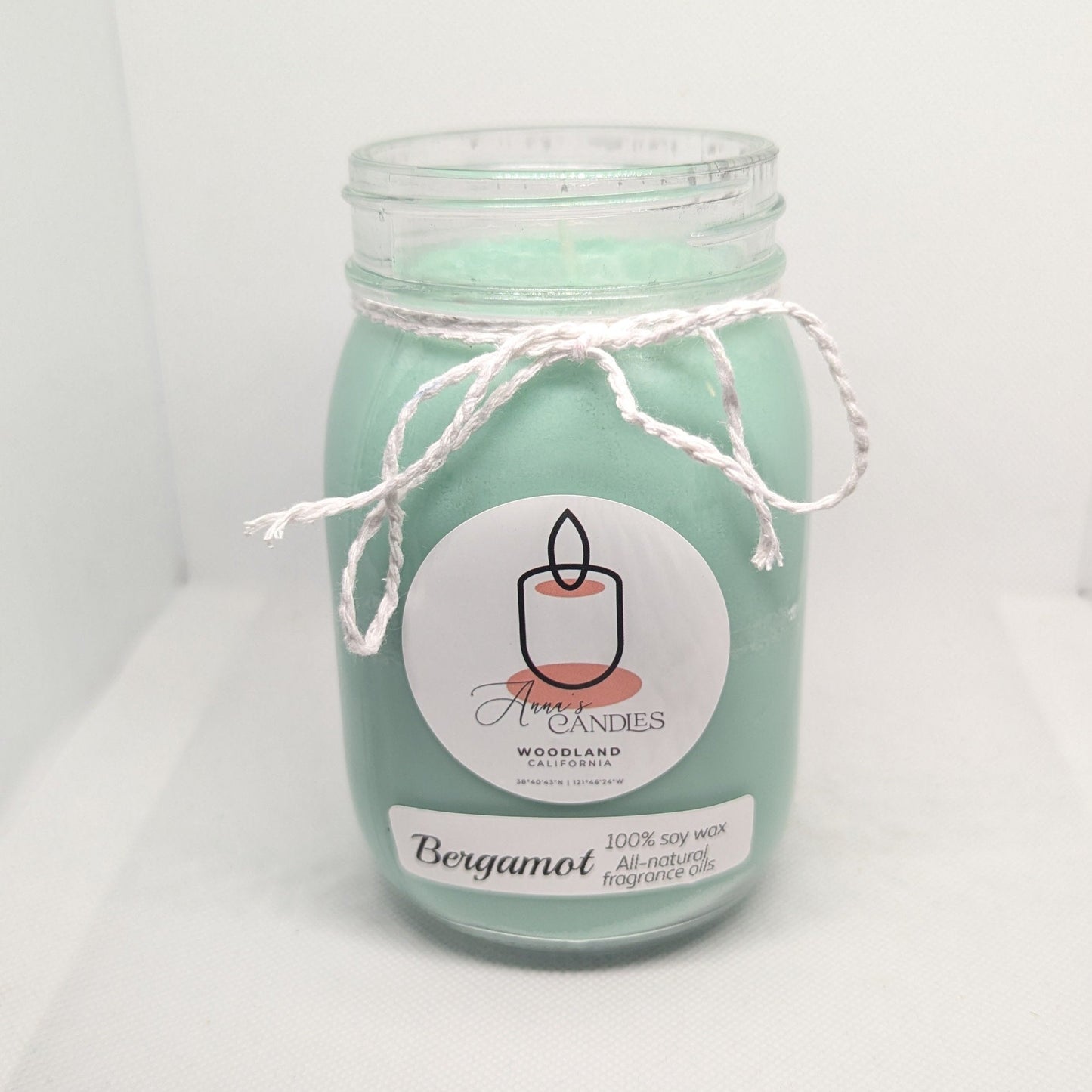 Bergamot Soy Candle - Anna's Candles