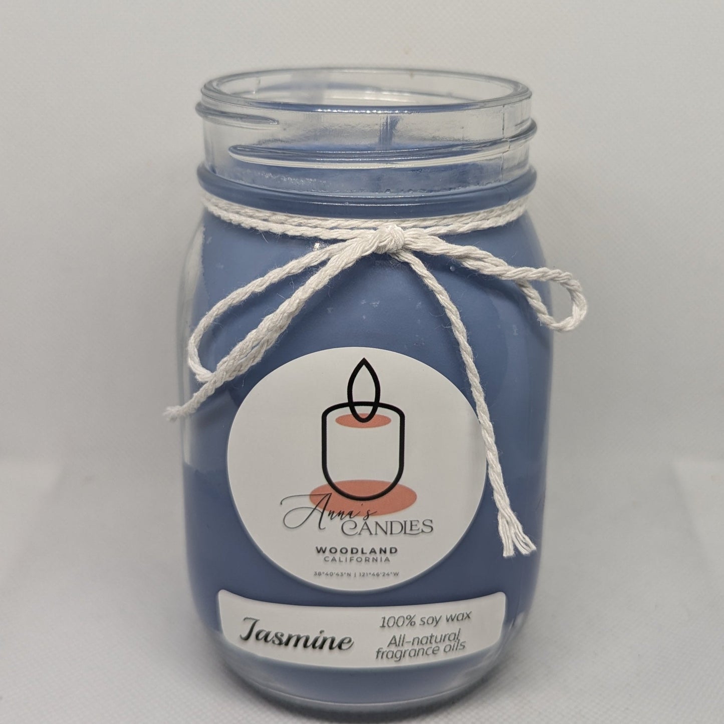 Jasmine Soy Candle - Anna's Candles