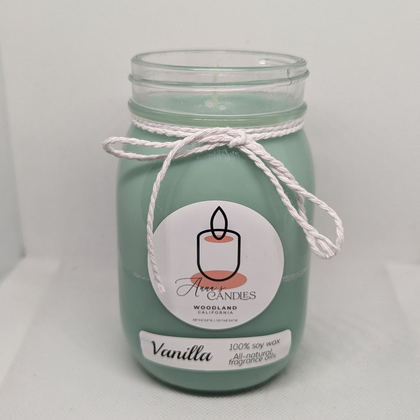 Vanilla Soy Candle - Anna's Candles