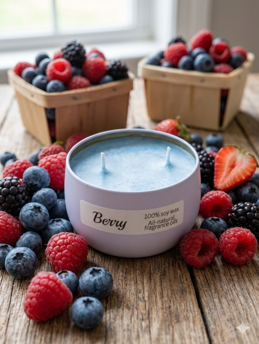 Berry Soy Candle - Anna's Candles