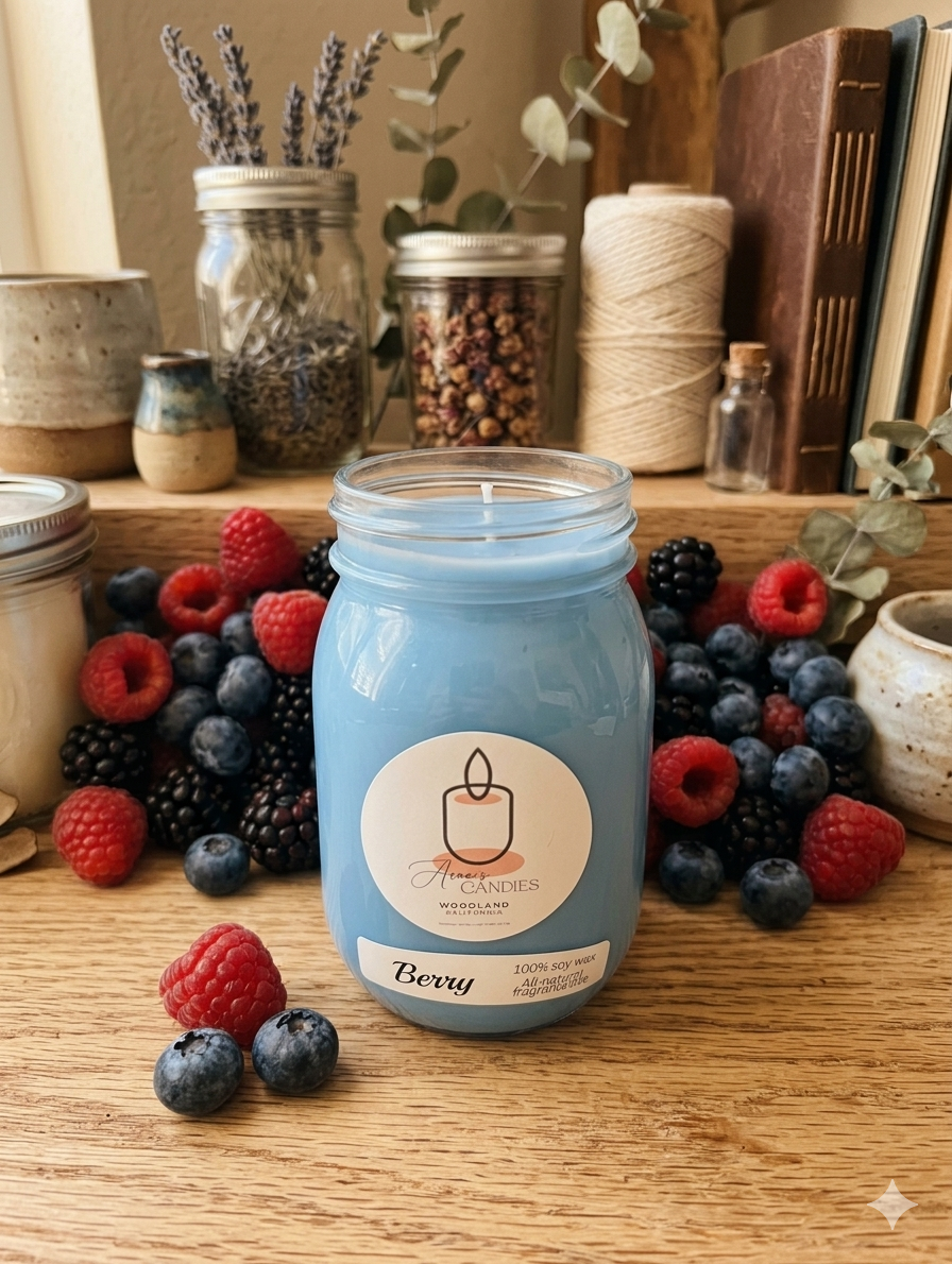 Berry Soy Candle - Anna's Candles