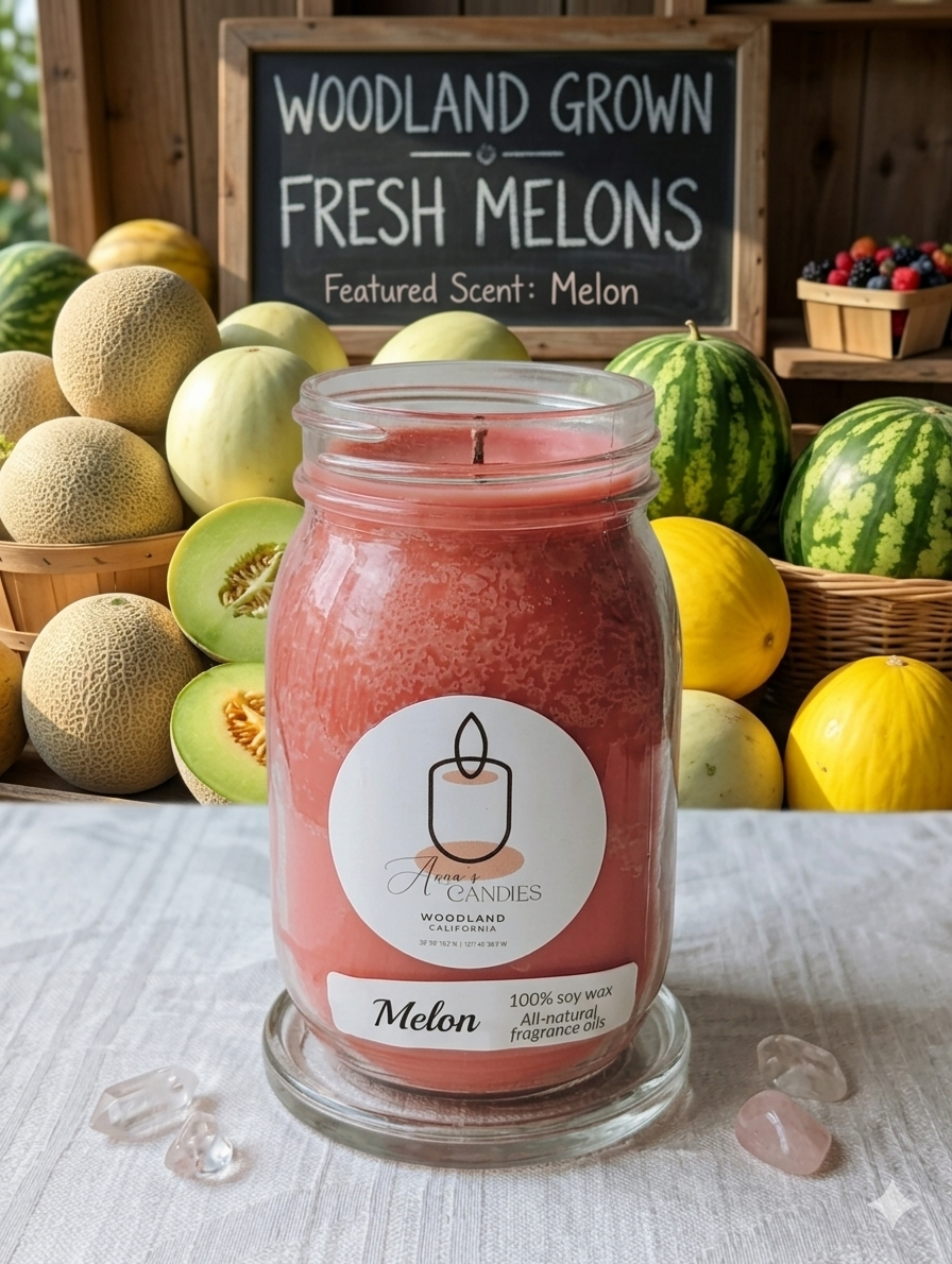 Melon Soy Candle - Anna's Candles